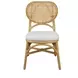 Kaya Natural Upholstered Dining Chair Set of 2