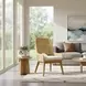 Caldera Natural Upholstered Dining Chair Set of 2