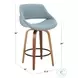 Fabrizzi Blue Noise Counter Height Stool Set Of 2