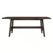 West End Saddle Brown Rectangular Lodge Dining Room Set