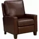 Fairview Elway Fudge Leather Push Thru The Arms Recliner