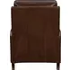 Fairview Elway Fudge Leather Push Thru The Arms Recliner