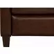 Fairview Elway Fudge Leather Push Thru The Arms Recliner