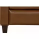 Fairview Oregan Oak Leather Push Thru The Arms Recliner