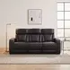 Fairway Black Double 84" Power Reclining Sofa