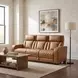 Fairway Brown Double 84" Power Reclining Sofa