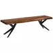Rosewood Natural Sheesham 72" Rectangular Dining Room Set