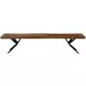 Rosewood Natural Sheesham 72" Rectangular Dining Room Set