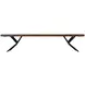 Rosewood Natural Sheesham 72" Rectangular Dining Room Set