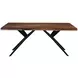 Rosewood Natural Sheesham 72" Rectangular Dining Room Set