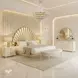 Fantosini Gold Oval Wall Mirror