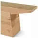 Incus Natural Oak Rectangular Console Table