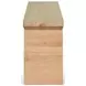 Incus Natural Oak Rectangular Console Table