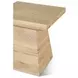 Incus Natural Oak Square Side Table