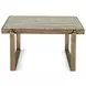 Rhodes Antique Brass and Marble Top Square Occasional Table Set
