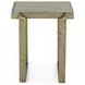 Rhodes Antique Brass and Marble Top Square Occasional Table Set