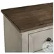 Bloomfield Medium Brown And Washed Stone 9 Drawer Dresser And Mirror