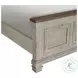 Bloomfield Medium Brown And Washed Stone Queen Panel Bed