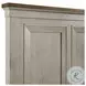 Bloomfield Medium Brown And Washed Stone Queen Panel Bed
