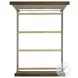 Bloomfield Medium Brown And Washed Stone Queen Panel Bed