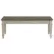 Bloomfield Medium Brown And Washed Stone Dining Bench