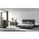 Faro Wenge and Grey Lacquer Queen Platform Bed
