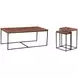 Astoria Brownstone and Gray Rectangular Nesting Occasional Table Set