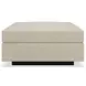 Fusion Beige Upholstered Rectangular Ottoman