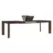 West End Saddle Brown 90" Extendable Rectangular Butterfly Leaf Dining Table