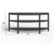 Hadleigh Black Coffee Bean Demilune Sofa Table
