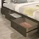 San Mateo Gray King Storage Panel Bed