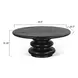 Bakio Black Round Cocktail Table