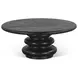 Bakio Black Round Cocktail Table