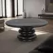 Bakio Black Round Cocktail Table
