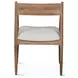 Provence Natural Brown and Beige Upholstered Dining Chair