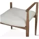 Provence Natural Brown and Beige Upholstered Dining Chair