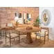Provence Natural Brown 54" Round Dining Room Set