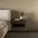 Jonah Dark Brown 1 Drawer Floating Nightstand