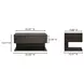 Jonah Dark Brown 1 Drawer Floating Nightstand