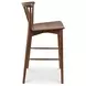 Marley Walnut Counter Height Stool