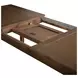 Calabasas Toffee Nut 96" Extendable Rectangular Dining Table
