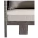 Rialto Beige Upholstered Outdoor Arm Chair