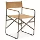 Lund Brown Upholstered Director Dining Chair