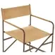Lund Brown Upholstered Director Dining Chair