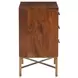 Manhattan Light Walnut 3 Drawer Nightstand