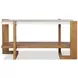 Goldmere Honey Wheat Rectangular Granite Top Sofa Table