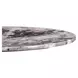 Bordeaux Black and Gray 36" Round Marble Top Bistro Table
