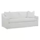 Augustine Cream Slipcover Apartment Living Room Set