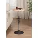Rochester Retro Impulse and Natural Round Marble Top Side Table