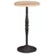 Rochester Retro Impulse and Natural Round Marble Top Side Table